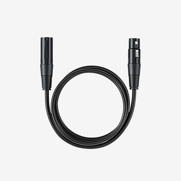 4 Pack XLR Microphone Cables 15ft - Balanced XLR To XLR Cables For Studio & Stage