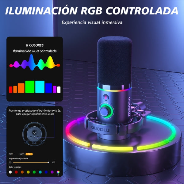 PD200XS Micrófono dinámico con brazo extensible ajustable
