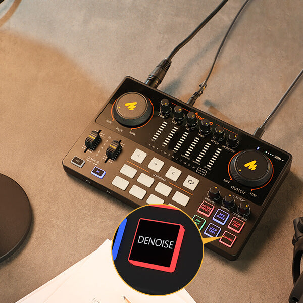 Interfaz de audio y tarjeta de sonido Maonocaster AME2_06