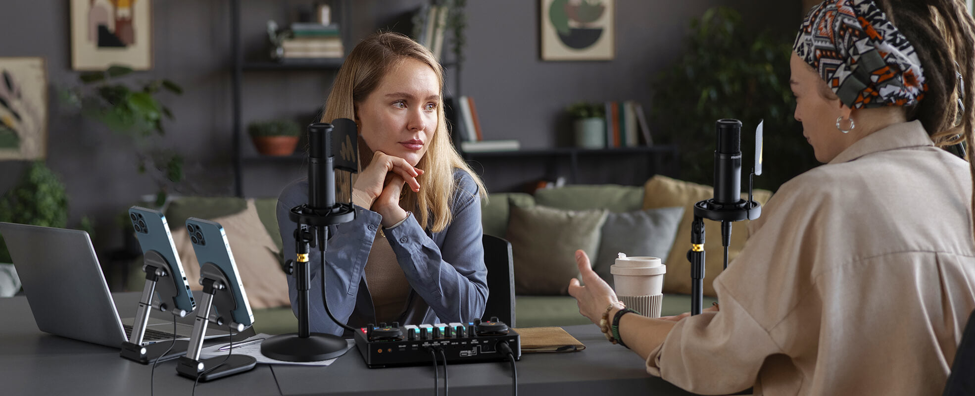 Interfaz de audio y tarjeta de sonido Maonocaster AME2_02