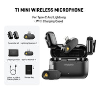 Micrófono de solapa inalámbrico Wave T1 MINI