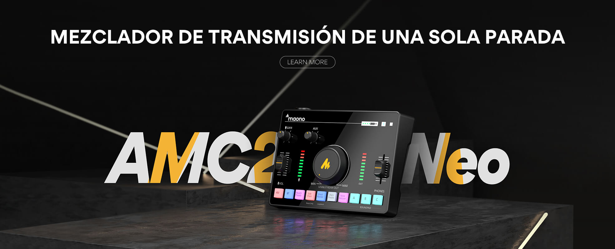 MAONOCASTER_AMC2_NEO_Mezclador_de_audio_de_transmision_de_una_sola_parada_1970X800-01