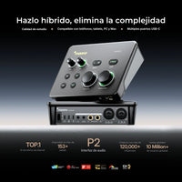 MAONO P2 Interfaz de Audio