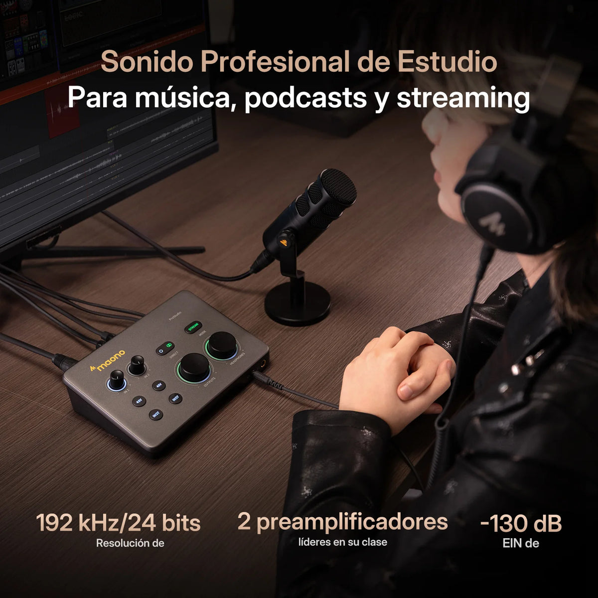 MAONO P2 Interfaz de Audio