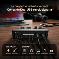 MAONO P2 Interfaz de Audio