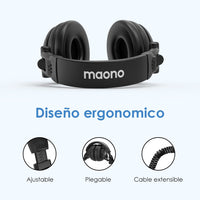 Auriculares para juegos de PC ultraligeros MAONO MH601_1000X1000-09