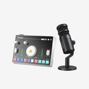Micrófono de podcasting PD100 con tarjeta de sonido AMC2 NEO