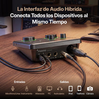 MAONO P1 híbrida USB Interfaz audio