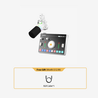 Micrófono de podcasting PD200X con tarjeta de sonido AMC2 NEO