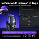 Micrófono de escritorio inalámbrico/USB para juegos DM40