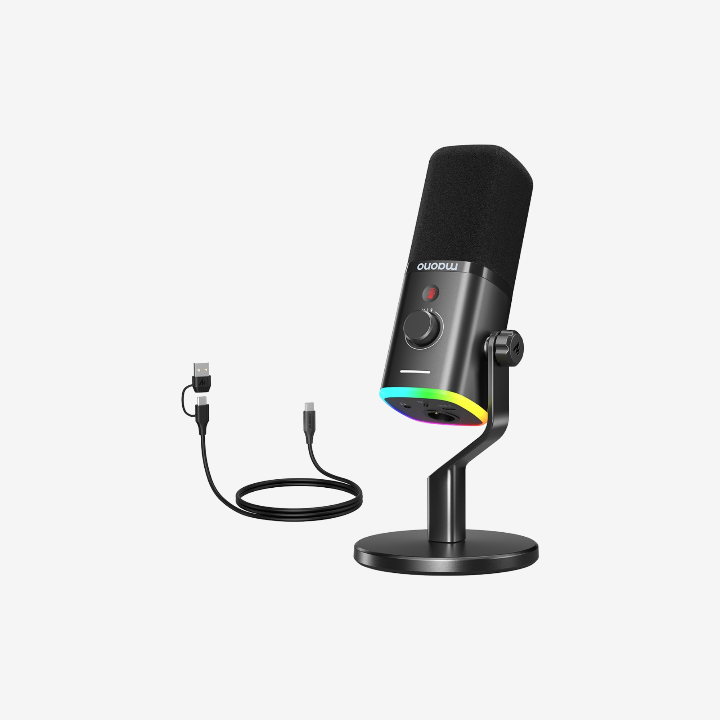 Micrófono dinámico PD100X RGB XLR/USB