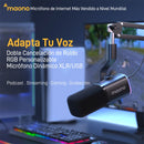 Micrófono dinámico PD100X RGB XLR/USB