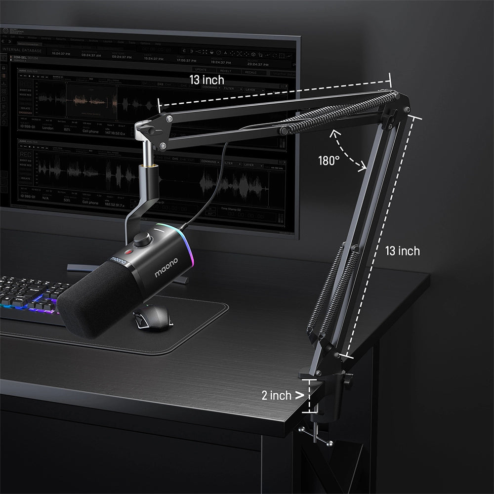 Micrófono dinámico PD100X RGB XLR/USB