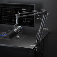 Micrófono dinámico PD100X RGB XLR/USB